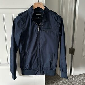 Members Only Classic Iconic Racer Jacket - Navy XS